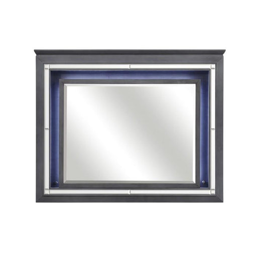 Homelegance Allura Mirror in Gray 1916GY-6 - Premium Mirror from Homelegance (Titan Warehouse) - Just $234! Shop now at Furniture Wholesale Plus  We are the best furniture store in Nashville, Hendersonville, Goodlettsville, Madison, Antioch, Mount Juliet, Lebanon, Gallatin, Springfield, Murfreesboro, Franklin, Brentwood