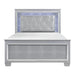 Homelegance Allura Queen Panel Bed in Silver 1916-1* - Premium Bed from Homelegance (Titan Warehouse) - Just $661.05! Shop now at Furniture Wholesale Plus  We are the best furniture store in Nashville, Hendersonville, Goodlettsville, Madison, Antioch, Mount Juliet, Lebanon, Gallatin, Springfield, Murfreesboro, Franklin, Brentwood
