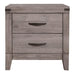 Homelegance Woodrow 2 Drawer Nightstand in Gray 2042-4 - Premium Nightstand from Homelegance (Titan Warehouse) - Just $136.50! Shop now at Furniture Wholesale Plus  We are the best furniture store in Nashville, Hendersonville, Goodlettsville, Madison, Antioch, Mount Juliet, Lebanon, Gallatin, Springfield, Murfreesboro, Franklin, Brentwood