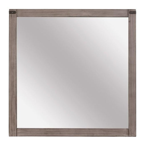 Homelegance Woodrow Mirror in Gray 2042-6 - Premium Mirror from Homelegance (Titan Warehouse) - Just $85.80! Shop now at Furniture Wholesale Plus  We are the best furniture store in Nashville, Hendersonville, Goodlettsville, Madison, Antioch, Mount Juliet, Lebanon, Gallatin, Springfield, Murfreesboro, Franklin, Brentwood