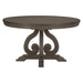 Homelegance Toulon  Round Dining Table in Dark Pewter 5438-54* - Premium Dining Table from Homelegance (Titan Warehouse) - Just $614.25! Shop now at Furniture Wholesale Plus  We are the best furniture store in Nashville, Hendersonville, Goodlettsville, Madison, Antioch, Mount Juliet, Lebanon, Gallatin, Springfield, Murfreesboro, Franklin, Brentwood