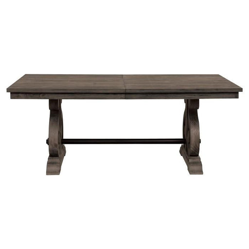 Homelegance Toulon Dining Table in Dark Pewter 5438-96* - Premium Dining Table from Homelegance (Titan Warehouse) - Just $711.75! Shop now at Furniture Wholesale Plus  We are the best furniture store in Nashville, Hendersonville, Goodlettsville, Madison, Antioch, Mount Juliet, Lebanon, Gallatin, Springfield, Murfreesboro, Franklin, Brentwood