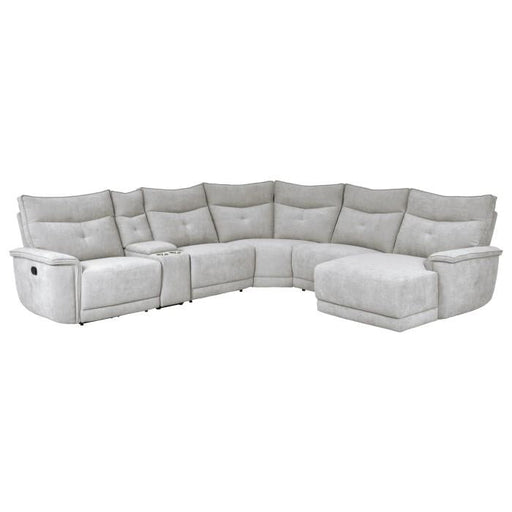 Homelegance Furniture Tesoro 6pc Sectional w/ Right Chaise in Mist Gray - Premium Living Room Set from Homelegance (Titan Warehouse) - Just $2907.45! Shop now at Furniture Wholesale Plus  We are the best furniture store in Nashville, Hendersonville, Goodlettsville, Madison, Antioch, Mount Juliet, Lebanon, Gallatin, Springfield, Murfreesboro, Franklin, Brentwood