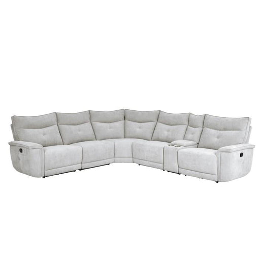 Homelegance Furniture Tesoro 6pc Sectional Living Room Set in Mist Gray - Premium Living Room Set from Homelegance (Titan Warehouse) - Just $3336.94! Shop now at Furniture Wholesale Plus  We are the best furniture store in Nashville, Hendersonville, Goodlettsville, Madison, Antioch, Mount Juliet, Lebanon, Gallatin, Springfield, Murfreesboro, Franklin, Brentwood