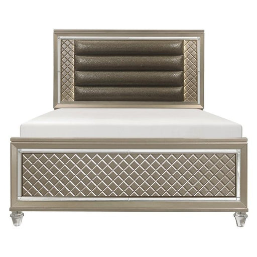 Homelegance Furniture Youth Loudon Full Platform Bed in Champagne Metallic B1515F-1* - Premium Bed from Homelegance (Titan Warehouse) - Just $664.95! Shop now at Furniture Wholesale Plus  We are the best furniture store in Nashville, Hendersonville, Goodlettsville, Madison, Antioch, Mount Juliet, Lebanon, Gallatin, Springfield, Murfreesboro, Franklin, Brentwood