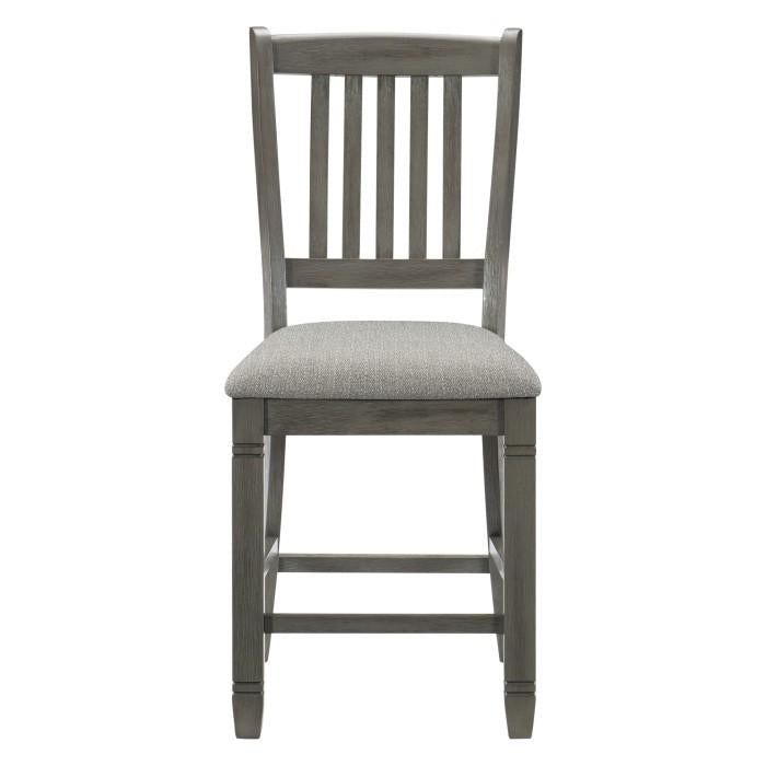 Homelegance Granby Counter Height Chair in Antique Gray (Set of 2) 5627GY-24 - Premium Chair from Homelegance (Titan Warehouse) - Just $112.13! Shop now at Furniture Wholesale Plus  We are the best furniture store in Nashville, Hendersonville, Goodlettsville, Madison, Antioch, Mount Juliet, Lebanon, Gallatin, Springfield, Murfreesboro, Franklin, Brentwood