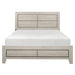 Homelegance Furniture Quinby King Panel Bed in Light Brown 1525K-1EK - Premium Bed from Homelegance (Titan Warehouse) - Just $212.55! Shop now at Furniture Wholesale Plus  We are the best furniture store in Nashville, Hendersonville, Goodlettsville, Madison, Antioch, Mount Juliet, Lebanon, Gallatin, Springfield, Murfreesboro, Franklin, Brentwood