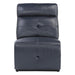 Homelegance Furniture Avenue Armless Reclining Chair in Navy 9469NVB-AR - Premium Chair from Homelegance (Titan Warehouse) - Just $331.50! Shop now at Furniture Wholesale Plus  We are the best furniture store in Nashville, Hendersonville, Goodlettsville, Madison, Antioch, Mount Juliet, Lebanon, Gallatin, Springfield, Murfreesboro, Franklin, Brentwood