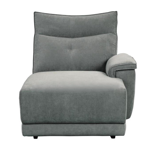 Homelegance Furniture Tesoro Right Side Chaise in Dark Gray 9509DG-5R - Premium Chaise from Homelegance (Titan Warehouse) - Just $760.50! Shop now at Furniture Wholesale Plus  We are the best furniture store in Nashville, Hendersonville, Goodlettsville, Madison, Antioch, Mount Juliet, Lebanon, Gallatin, Springfield, Murfreesboro, Franklin, Brentwood