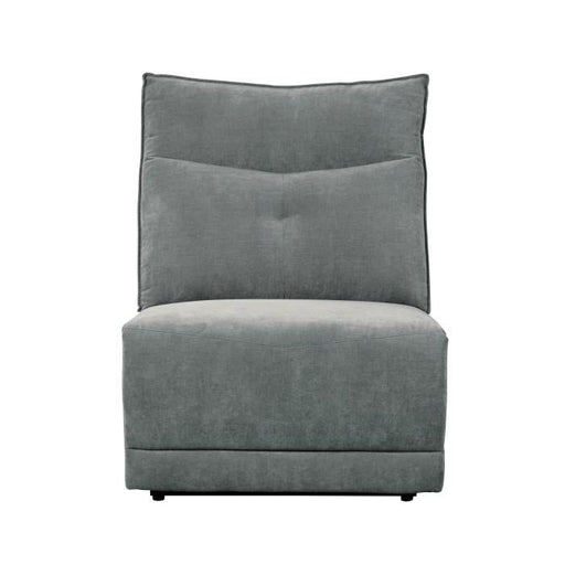 Homelegance Furniture Tesoro Armless Reclining Chair in Dark Gray 9509DG-AR - Premium Chair from Homelegance (Titan Warehouse) - Just $386.10! Shop now at Furniture Wholesale Plus  We are the best furniture store in Nashville, Hendersonville, Goodlettsville, Madison, Antioch, Mount Juliet, Lebanon, Gallatin, Springfield, Murfreesboro, Franklin, Brentwood