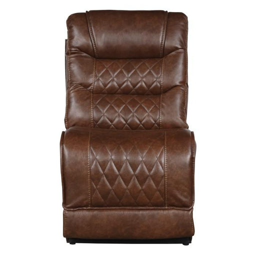 Homelegance Furniture Putnam Armless Chair in Brown 9405BR-AC - Premium Chair from Homelegance (Titan Warehouse) - Just $273! Shop now at Furniture Wholesale Plus  We are the best furniture store in Nashville, Hendersonville, Goodlettsville, Madison, Antioch, Mount Juliet, Lebanon, Gallatin, Springfield, Murfreesboro, Franklin, Brentwood