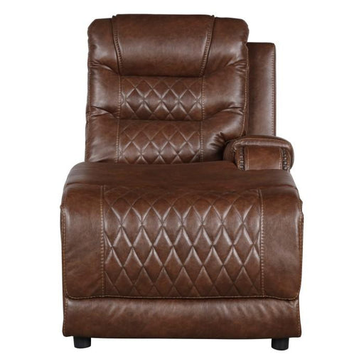 Homelegance Furniture Putnam Power Right Side Reclining Chaise with USB Port in Brown 9405BR-RCPW - Premium Chaise from Homelegance (Titan Warehouse) - Just $731.25! Shop now at Furniture Wholesale Plus  We are the best furniture store in Nashville, Hendersonville, Goodlettsville, Madison, Antioch, Mount Juliet, Lebanon, Gallatin, Springfield, Murfreesboro, Franklin, Brentwood