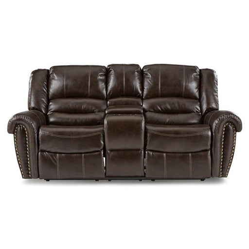 Homelegance Furniture Center Hill Double Glider Reclining Loveseat w/ Center Console in Dark Brown 9668BRW-2 - Premium Loveseat from Homelegance (Titan Warehouse) - Just $1216.31! Shop now at Furniture Wholesale Plus  We are the best furniture store in Nashville, Hendersonville, Goodlettsville, Madison, Antioch, Mount Juliet, Lebanon, Gallatin, Springfield, Murfreesboro, Franklin, Brentwood