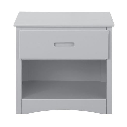 Homelegance Orion 1 Drawer Night Stand in Gray B2063-4 - Premium Nightstand from Homelegance (Titan Warehouse) - Just $165.75! Shop now at Furniture Wholesale Plus  We are the best furniture store in Nashville, Hendersonville, Goodlettsville, Madison, Antioch, Mount Juliet, Lebanon, Gallatin, Springfield, Murfreesboro, Franklin, Brentwood