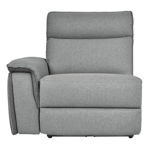 Homelegance Furniture Maroni Power LSF Reclining Chair with Power Headrest and USB Port in Dark Gray/Light Gray 8259-LRPWH - Premium Chair from Homelegance (Titan Warehouse) - Just $670.80! Shop now at Furniture Wholesale Plus  We are the best furniture store in Nashville, Hendersonville, Goodlettsville, Madison, Antioch, Mount Juliet, Lebanon, Gallatin, Springfield, Murfreesboro, Franklin, Brentwood
