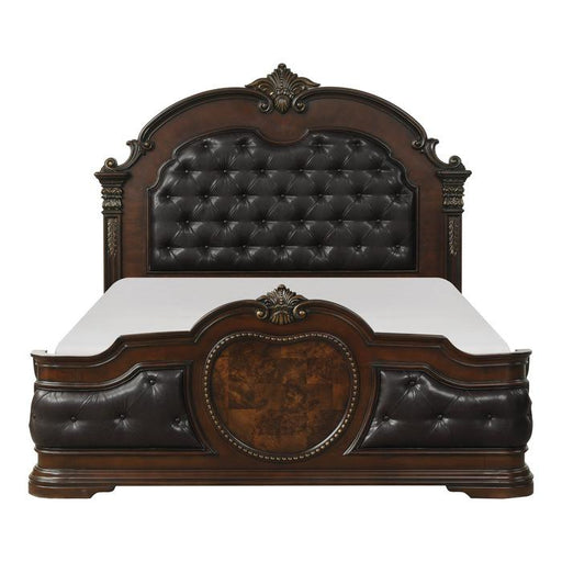 Homelegance Antoinetta Queen Panel Bed in Warm Cherry 1919-1* - Premium Bed from Homelegance (Titan Warehouse) - Just $1558.05! Shop now at Furniture Wholesale Plus  We are the best furniture store in Nashville, Hendersonville, Goodlettsville, Madison, Antioch, Mount Juliet, Lebanon, Gallatin, Springfield, Murfreesboro, Franklin, Brentwood