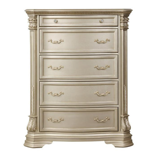 Homelegance Antoinetta Chest in Champagne Wood 1919NC-9 - Premium Chest from Homelegance (Titan Warehouse) - Just $1101.75! Shop now at Furniture Wholesale Plus  We are the best furniture store in Nashville, Hendersonville, Goodlettsville, Madison, Antioch, Mount Juliet, Lebanon, Gallatin, Springfield, Murfreesboro, Franklin, Brentwood