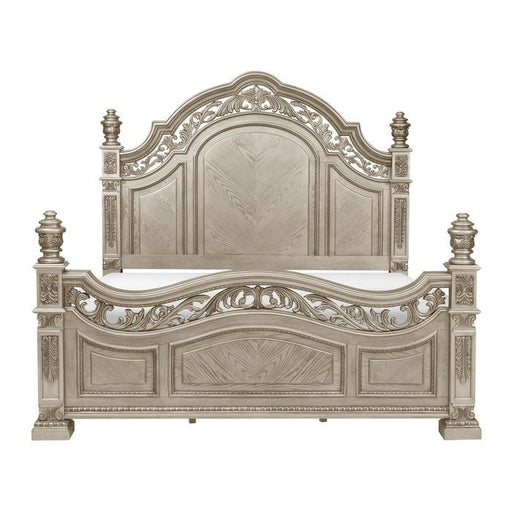 Homelegance Catalonia King Poster Bed in Platinum Gold 1824PGK-1EK* - Premium Bed from Homelegance (Titan Warehouse) - Just $1616.55! Shop now at Furniture Wholesale Plus  We are the best furniture store in Nashville, Hendersonville, Goodlettsville, Madison, Antioch, Mount Juliet, Lebanon, Gallatin, Springfield, Murfreesboro, Franklin, Brentwood