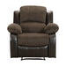 Homelegance Furniture Granley Reclining Chair in Chocolate 9700FCP-1 - Premium Chair from Homelegance (Titan Warehouse) - Just $427.05! Shop now at Furniture Wholesale Plus  We are the best furniture store in Nashville, Hendersonville, Goodlettsville, Madison, Antioch, Mount Juliet, Lebanon, Gallatin, Springfield, Murfreesboro, Franklin, Brentwood