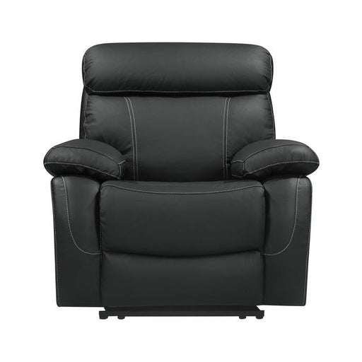 Homelegance Furniture Pendu Reclining Chair in Black 8326BLK-1 - Premium Chair from Homelegance (Titan Warehouse) - Just $700.05! Shop now at Furniture Wholesale Plus  We are the best furniture store in Nashville, Hendersonville, Goodlettsville, Madison, Antioch, Mount Juliet, Lebanon, Gallatin, Springfield, Murfreesboro, Franklin, Brentwood