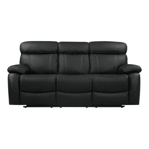 Homelegance Furniture Pendu Double Reclining Sofa in Black 8326BLK-3 - Premium Sofa from Homelegance (Titan Warehouse) - Just $1168.05! Shop now at Furniture Wholesale Plus  We are the best furniture store in Nashville, Hendersonville, Goodlettsville, Madison, Antioch, Mount Juliet, Lebanon, Gallatin, Springfield, Murfreesboro, Franklin, Brentwood
