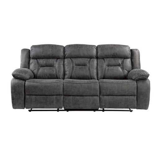 Homelegance Furniture Madrona Hill Double Reclining Sofa in Gray 9989GY-3 - Premium Sofa from Homelegance (Titan Warehouse) - Just $1090.05! Shop now at Furniture Wholesale Plus  We are the best furniture store in Nashville, Hendersonville, Goodlettsville, Madison, Antioch, Mount Juliet, Lebanon, Gallatin, Springfield, Murfreesboro, Franklin, Brentwood