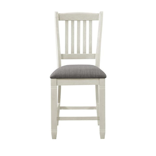 Homelegance Granby Counter Height Chair in White & Brown (Set of 2) - Premium Side Chair from Homelegance (Titan Warehouse) - Just $112.13! Shop now at Furniture Wholesale Plus  We are the best furniture store in Nashville, Hendersonville, Goodlettsville, Madison, Antioch, Mount Juliet, Lebanon, Gallatin, Springfield, Murfreesboro, Franklin, Brentwood