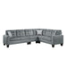 Homelegance Furniture Lantana 2-Piece Reversible Sectional in Gray 9957GY*SC - Premium Sectional from Homelegance (Titan Warehouse) - Just $973.05! Shop now at Furniture Wholesale Plus  We are the best furniture store in Nashville, Hendersonville, Goodlettsville, Madison, Antioch, Mount Juliet, Lebanon, Gallatin, Springfield, Murfreesboro, Franklin, Brentwood