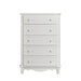 Homelegance Clementine 5 Drawer Chest in White B1799-9 - Premium Chest from Homelegance (Titan Warehouse) - Just $546! Shop now at Furniture Wholesale Plus  We are the best furniture store in Nashville, Hendersonville, Goodlettsville, Madison, Antioch, Mount Juliet, Lebanon, Gallatin, Springfield, Murfreesboro, Franklin, Brentwood