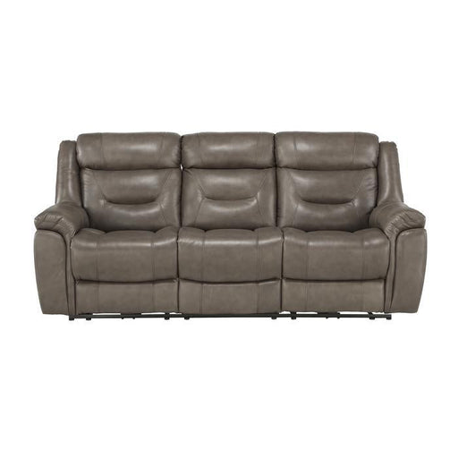 Homelegance Furniture Danio Power Double Reclining Sofa with Power Headrests in Brownish Gray 9528BRG-3PWH - Premium Sofa from Homelegance (Titan Warehouse) - Just $1655.55! Shop now at Furniture Wholesale Plus  We are the best furniture store in Nashville, Hendersonville, Goodlettsville, Madison, Antioch, Mount Juliet, Lebanon, Gallatin, Springfield, Murfreesboro, Franklin, Brentwood