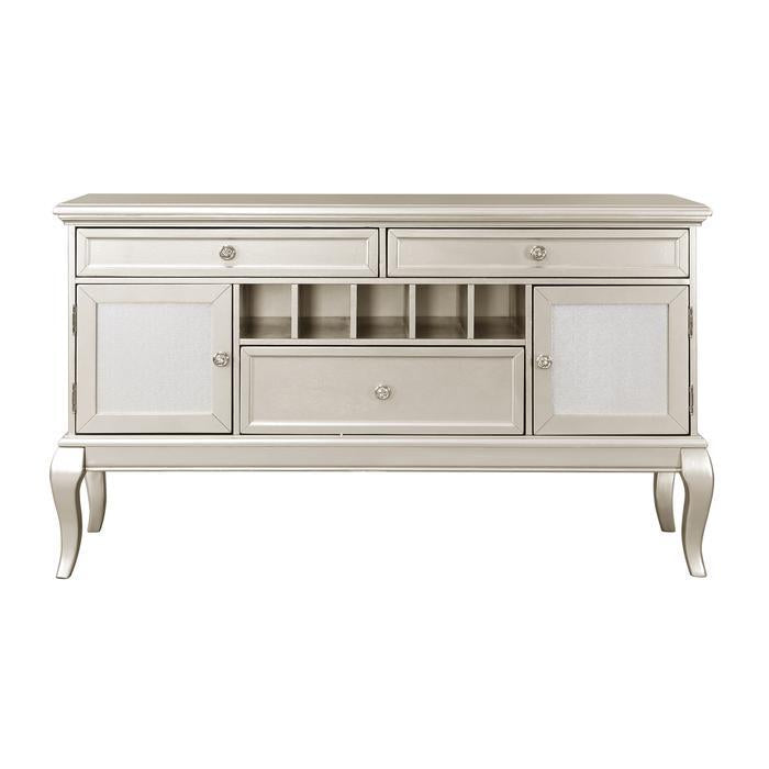 Homelegance Crawford Buffet/Server in Silver 5546-55 - Premium Buffet from Homelegance (Titan Warehouse) - Just $682.50! Shop now at Furniture Wholesale Plus  We are the best furniture store in Nashville, Hendersonville, Goodlettsville, Madison, Antioch, Mount Juliet, Lebanon, Gallatin, Springfield, Murfreesboro, Franklin, Brentwood