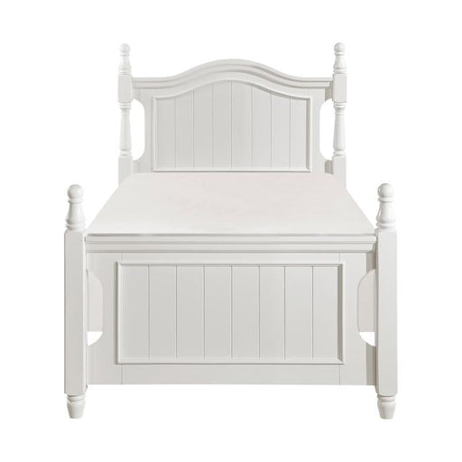 Homelegance Clementine Twin Bed in White B1799T-1* - Premium Bed from Homelegance (Titan Warehouse) - Just $468! Shop now at Furniture Wholesale Plus  We are the best furniture store in Nashville, Hendersonville, Goodlettsville, Madison, Antioch, Mount Juliet, Lebanon, Gallatin, Springfield, Murfreesboro, Franklin, Brentwood