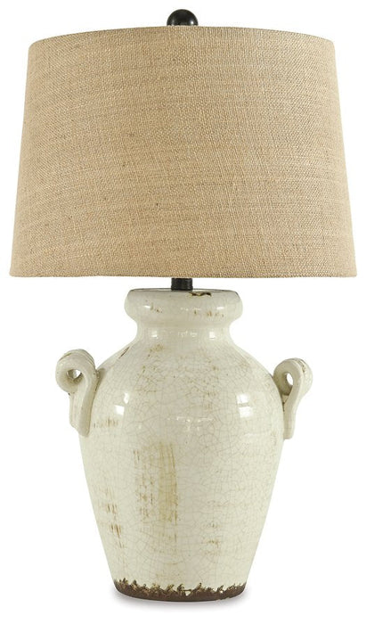 Emelda Table Lamp - Premium Lamp from Ashley Furniture - Just $95.55! Shop now at Furniture Wholesale Plus  We are the best furniture store in Nashville, Hendersonville, Goodlettsville, Madison, Antioch, Mount Juliet, Lebanon, Gallatin, Springfield, Murfreesboro, Franklin, Brentwood