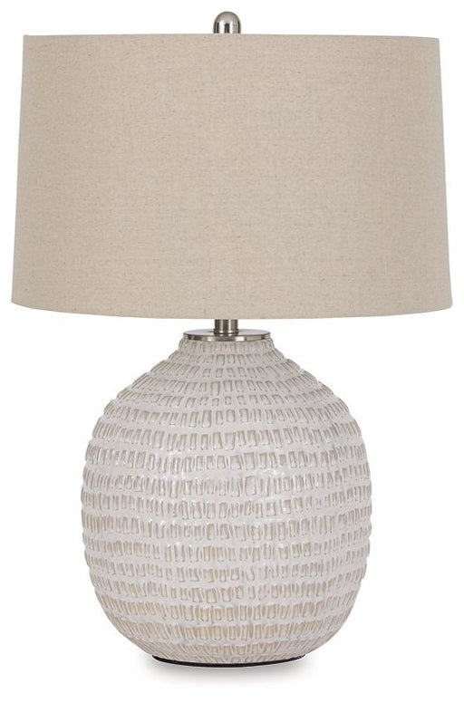Jamon Table Lamp - Premium Lamp from Ashley Furniture - Just $122.03! Shop now at Furniture Wholesale Plus  We are the best furniture store in Nashville, Hendersonville, Goodlettsville, Madison, Antioch, Mount Juliet, Lebanon, Gallatin, Springfield, Murfreesboro, Franklin, Brentwood