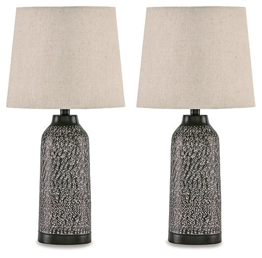 Lanson Table Lamp (Set of 2) - Premium Lamp Set from Ashley Furniture - Just $95.55! Shop now at Furniture Wholesale Plus  We are the best furniture store in Nashville, Hendersonville, Goodlettsville, Madison, Antioch, Mount Juliet, Lebanon, Gallatin, Springfield, Murfreesboro, Franklin, Brentwood