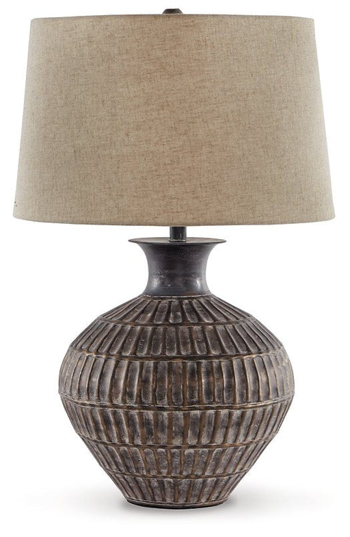 Magan Table Lamp - Premium Lamp from Ashley Furniture - Just $122.03! Shop now at Furniture Wholesale Plus  We are the best furniture store in Nashville, Hendersonville, Goodlettsville, Madison, Antioch, Mount Juliet, Lebanon, Gallatin, Springfield, Murfreesboro, Franklin, Brentwood