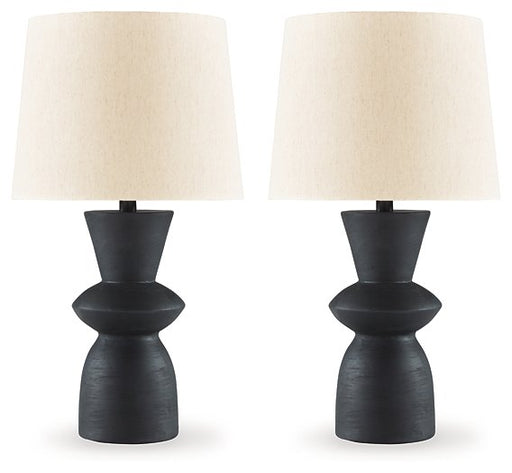 Scarbot Table Lamp (Set of 2) - Premium Lamp Set from Ashley Furniture - Just $104.38! Shop now at Furniture Wholesale Plus  We are the best furniture store in Nashville, Hendersonville, Goodlettsville, Madison, Antioch, Mount Juliet, Lebanon, Gallatin, Springfield, Murfreesboro, Franklin, Brentwood