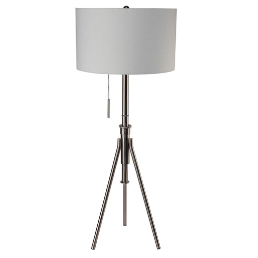 Zaya Brushed Steel Floor Lamp - Premium Floor Lamp from FOA East - Just $208.65! Shop now at Furniture Wholesale Plus  We are the best furniture store in Nashville, Hendersonville, Goodlettsville, Madison, Antioch, Mount Juliet, Lebanon, Gallatin, Springfield, Murfreesboro, Franklin, Brentwood