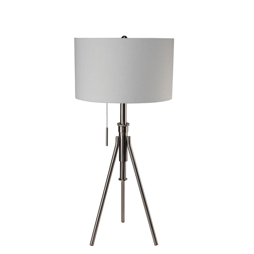 Zaya Brushed Steel Table Lamp - Premium Table Lamp from FOA East - Just $163.80! Shop now at Furniture Wholesale Plus  We are the best furniture store in Nashville, Hendersonville, Goodlettsville, Madison, Antioch, Mount Juliet, Lebanon, Gallatin, Springfield, Murfreesboro, Franklin, Brentwood