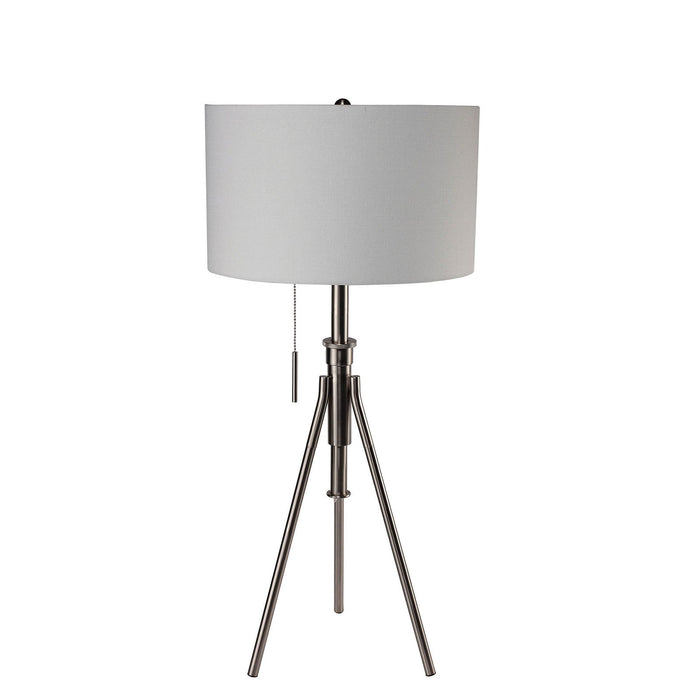 Zaya Brushed Steel Table Lamp - Premium Table Lamp from FOA East - Just $163.80! Shop now at Furniture Wholesale Plus  We are the best furniture store in Nashville, Hendersonville, Goodlettsville, Madison, Antioch, Mount Juliet, Lebanon, Gallatin, Springfield, Murfreesboro, Franklin, Brentwood