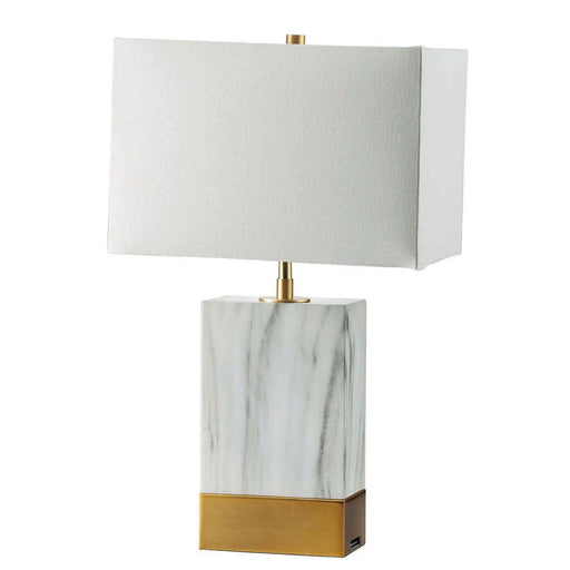 Faith White Marble/Gold 20"H White Marble Gold Table Lamp - Premium Table Lamp from FOA East - Just $185.25! Shop now at Furniture Wholesale Plus  We are the best furniture store in Nashville, Hendersonville, Goodlettsville, Madison, Antioch, Mount Juliet, Lebanon, Gallatin, Springfield, Murfreesboro, Franklin, Brentwood