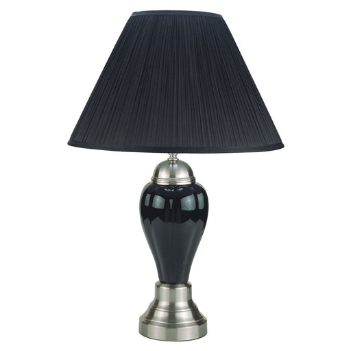 Niki Black Table Lamp (6/CTN) - Premium Table Lamp from FOA East - Just $234! Shop now at Furniture Wholesale Plus  We are the best furniture store in Nashville, Hendersonville, Goodlettsville, Madison, Antioch, Mount Juliet, Lebanon, Gallatin, Springfield, Murfreesboro, Franklin, Brentwood