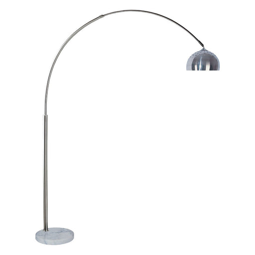 Rene White/Chrome Arch Lamp - Premium Arch Lamp from FOA East - Just $234! Shop now at Furniture Wholesale Plus  We are the best furniture store in Nashville, Hendersonville, Goodlettsville, Madison, Antioch, Mount Juliet, Lebanon, Gallatin, Springfield, Murfreesboro, Franklin, Brentwood