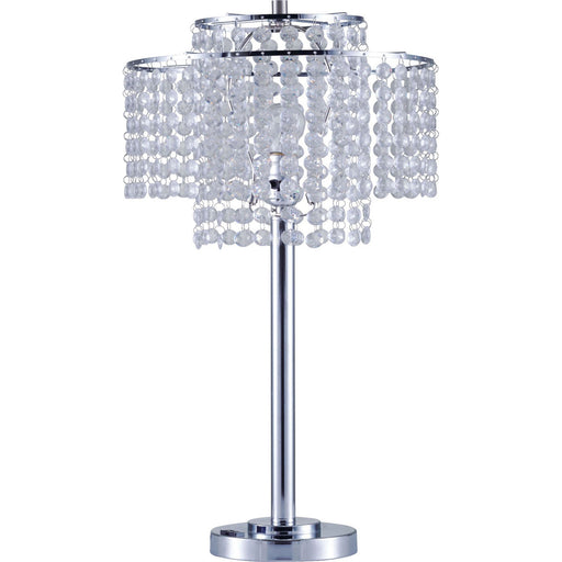 Kaitlyn Chrome 12"H Crystal Chrome Table Lamp - Premium Table Lamp from FOA East - Just $115.05! Shop now at Furniture Wholesale Plus  We are the best furniture store in Nashville, Hendersonville, Goodlettsville, Madison, Antioch, Mount Juliet, Lebanon, Gallatin, Springfield, Murfreesboro, Franklin, Brentwood