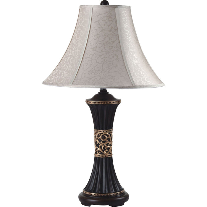Naya Espresso/Gold Pattern 11"H Table Lamp (2/CTN) - Premium Table Lamp from FOA East - Just $278.85! Shop now at Furniture Wholesale Plus  We are the best furniture store in Nashville, Hendersonville, Goodlettsville, Madison, Antioch, Mount Juliet, Lebanon, Gallatin, Springfield, Murfreesboro, Franklin, Brentwood