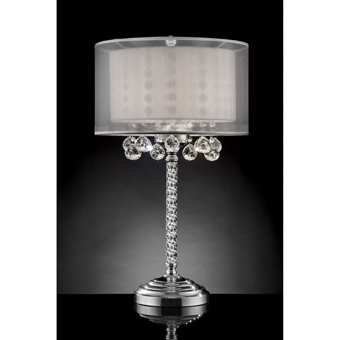 30"H Table Lamp, Hanging Crystal - Premium Lamp from FOA East - Just $234! Shop now at Furniture Wholesale Plus  We are the best furniture store in Nashville, Hendersonville, Goodlettsville, Madison, Antioch, Mount Juliet, Lebanon, Gallatin, Springfield, Murfreesboro, Franklin, Brentwood