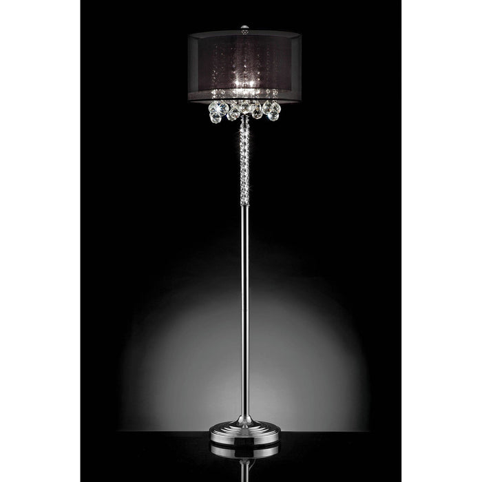 Ivy Chrome Floor Lamp - Premium Floor Lamp from FOA East - Just $278.85! Shop now at Furniture Wholesale Plus  We are the best furniture store in Nashville, Hendersonville, Goodlettsville, Madison, Antioch, Mount Juliet, Lebanon, Gallatin, Springfield, Murfreesboro, Franklin, Brentwood