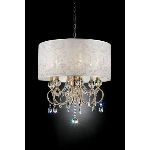 Deborah Gold 24.5"H Gold Ceiling Lamp - Premium Ceiling Lamp from FOA East - Just $491.40! Shop now at Furniture Wholesale Plus  We are the best furniture store in Nashville, Hendersonville, Goodlettsville, Madison, Antioch, Mount Juliet, Lebanon, Gallatin, Springfield, Murfreesboro, Franklin, Brentwood
