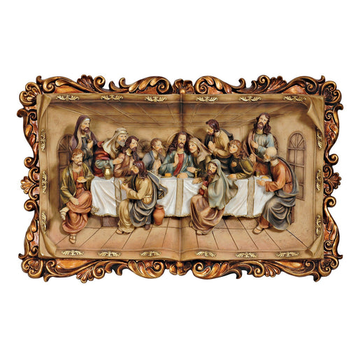 Homili Multi Last Supper Plaque - Premium Wall Art from FOA East - Just $140.40! Shop now at Furniture Wholesale Plus  We are the best furniture store in Nashville, Hendersonville, Goodlettsville, Madison, Antioch, Mount Juliet, Lebanon, Gallatin, Springfield, Murfreesboro, Franklin, Brentwood