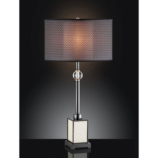 Magda Black/Chrome Table Lamp - Premium Table Lamp from FOA East - Just $185.25! Shop now at Furniture Wholesale Plus  We are the best furniture store in Nashville, Hendersonville, Goodlettsville, Madison, Antioch, Mount Juliet, Lebanon, Gallatin, Springfield, Murfreesboro, Franklin, Brentwood